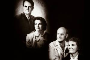 Dr. Olav and Anne Sola, in their younger and later years. In the early 1960s, they were the driving force behind the founding of Stevens Hospital, now Swedish Edmonds. Dr. Sola died in 2007 and Anne Sola died this year at 95. (Family photos)