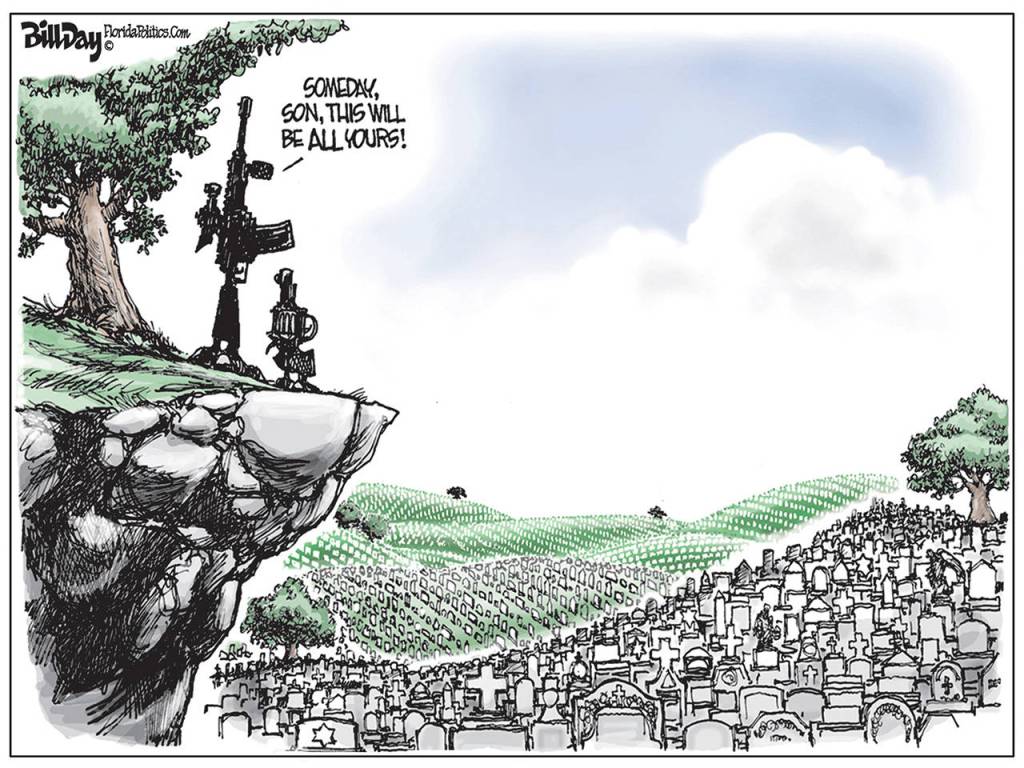 Editorial cartoons for Wednesday, Aug. 7