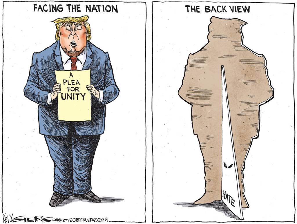 Editorial cartoons for Wednesday, Aug. 7