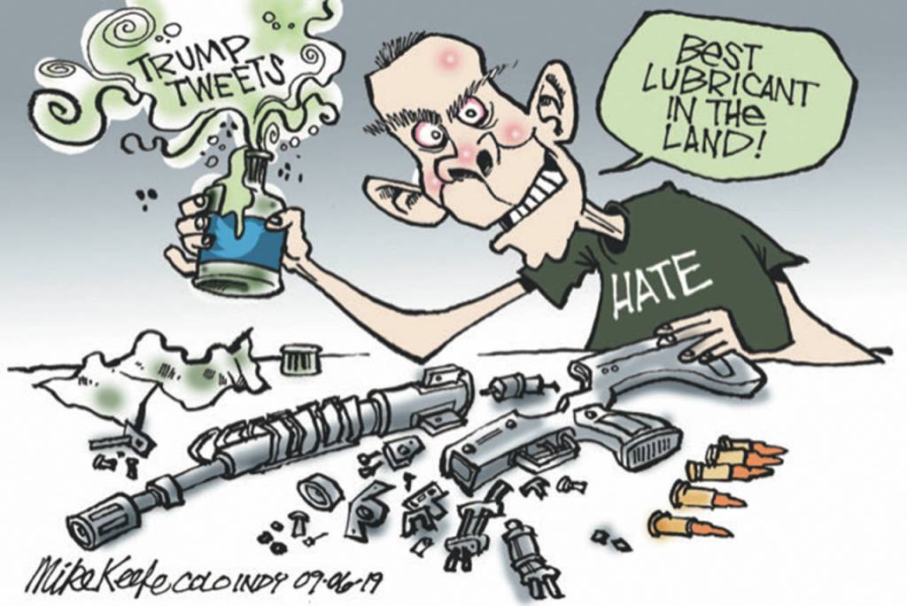 Editorial cartoons for Wednesday, Aug. 7