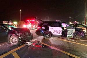 2 Arlington police officers injured by alleged drunk driver