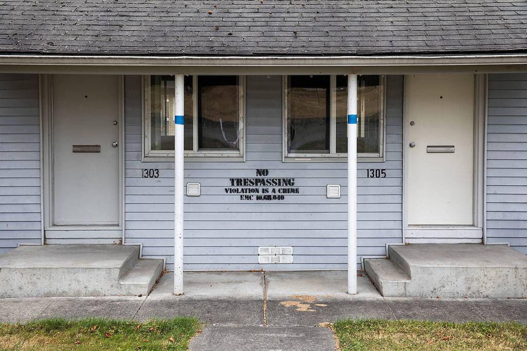 Baker Heights was built by the Everett Housing Authority in 1943 for WWII workers. (Lizz Giordano / The Herald)