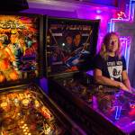 Tim Leonard at his The Machine Shop arcade. (Olivia Vanni / The Herald)