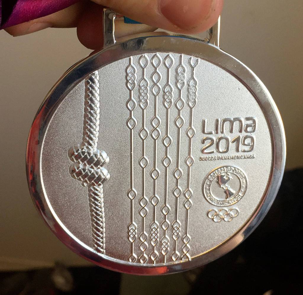 Mikayla Pivec was a member of the U.S. womens basketball team that won a silver medal at the recent Pan Am Games in Lima, Peru. (Photo courtesy of Mikayla Pivec)