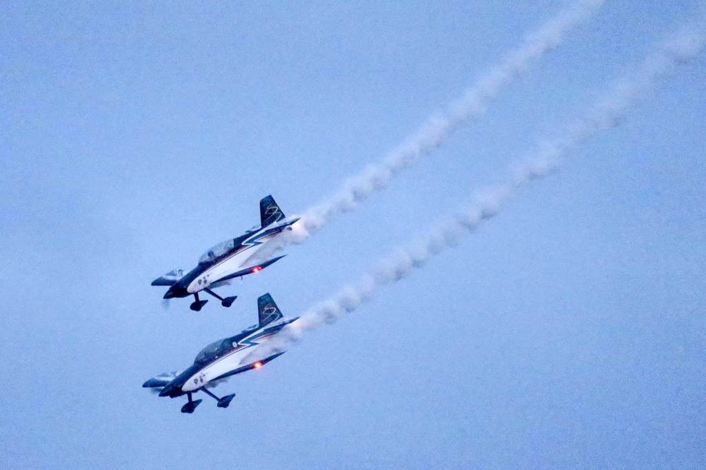 Scenes from the Arlington Fly-in at Arlington Municipal Airport on Friday evening. (Kevin Clark / The Herald)