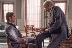 Gerard Butler’s a bit off his mayhem game in latest ‘Fallen’