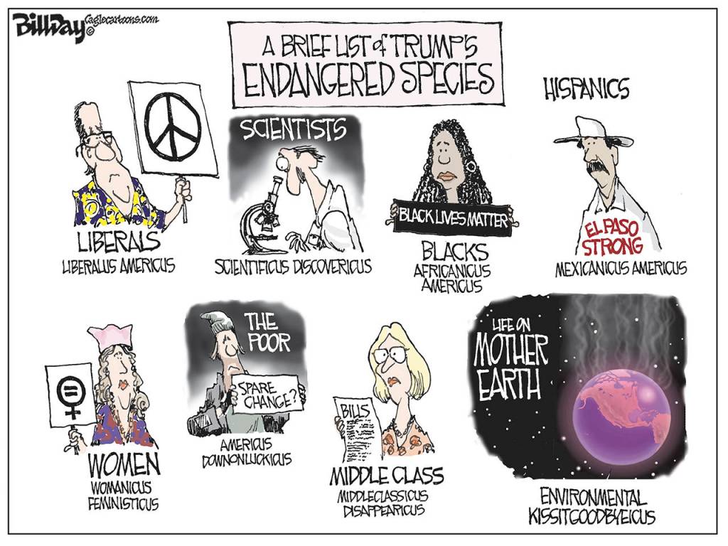 Editorial cartoons for Wednesday, Aug. 21