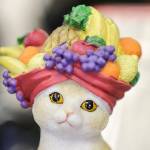 Andersen Insurance of Everett is home to a lot of cat figurines. (Kevin Clark / The Herald)