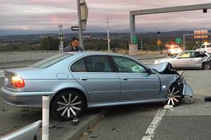 Car chase near Marysville ends in crash, arrest in Everett