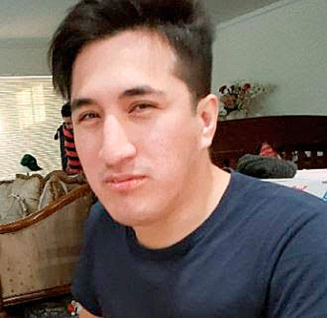 David Merino, 30, has brown eyes, black hair, stands 5 feet, 9 inches tall, and weighs 180 pounds. (Photo courtesy of the Washington State Patrol)