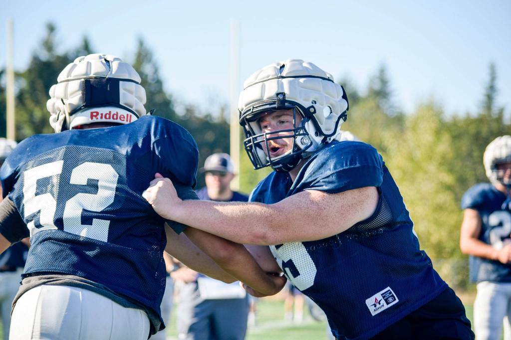 Tony McDaniel (right) and Glacier Peak look to continue their success after last years 8-2 campaign. (Katie Webber / The Herald)