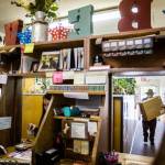 A package is carried in by Sara Rices grandfather, Ted Ren, at Beverlys Auto Licensing in Everett. He built the large wooden custom counter with three service windows for his wife, Beverly. (Olivia Vanni / The Herald)