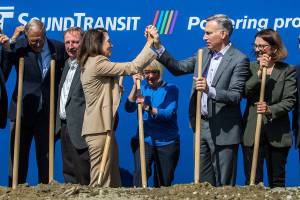 Historic groundbreaking for Lynnwood light rail extension