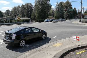 A Street Smarts reader wants the city of Everett to install a right-turn signal at the intersection of 112th Street SE and 7th Avenue SE. (Lizz Giordano / The Herald)