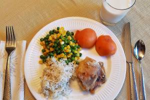 What happens when MyPlate sets the menu? A starch overload