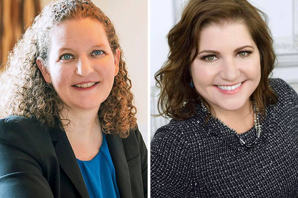 Megan Dunn (left) and Anna Rohrbough