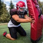 Two-way standout senior Zion Robinson returns to help lead the Wildcats offensive and defensive lines. (Olivia Vanni / The Herald)