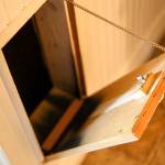 Susan Mausshardt says shes reluctant to use the laundry chute for fear of clothing becoming stuck between floors. (Kevin Clark / The Herald)