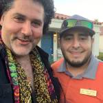 Cesar and I are smiling at his excitement for the opportunities to serve in his life. He wants to support his family, has served 8 years in the Army, and was going for an interview at the Riverside County Sheriffʼs office the next day.