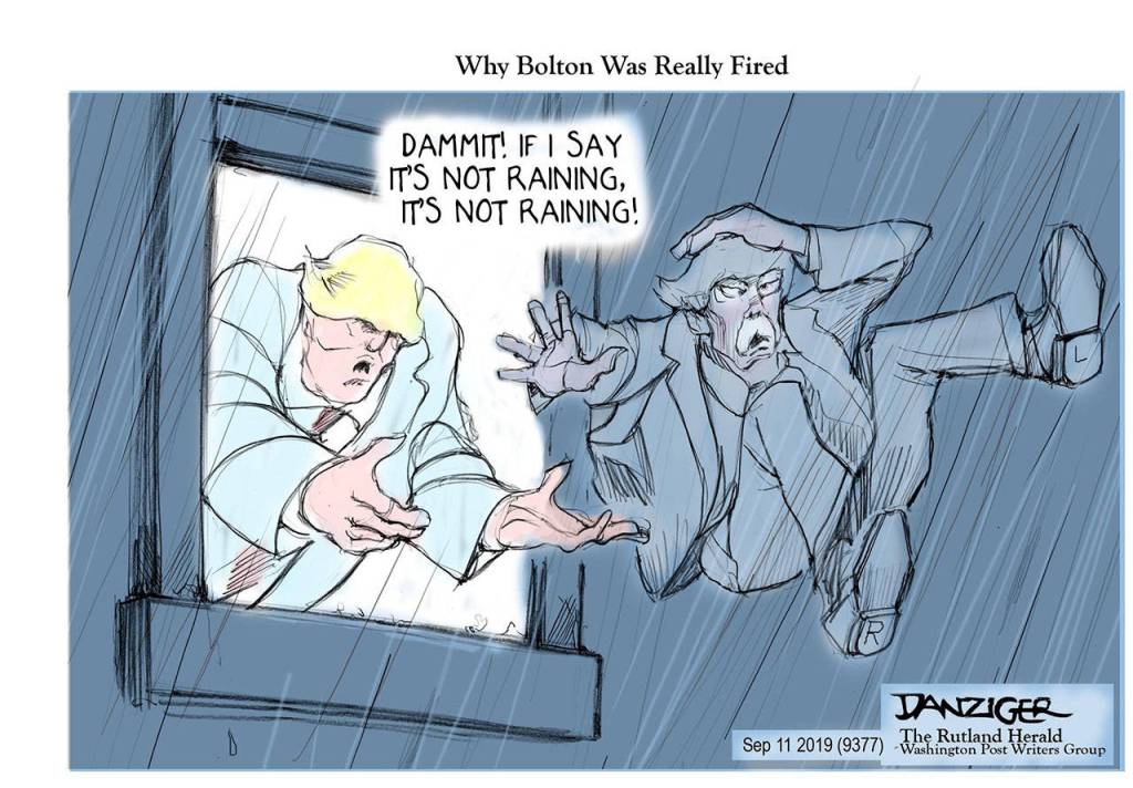 Editorial cartoons for Friday, Sept. 13