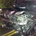 Suspected drunken driver crashes, injuring 3 children