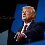 President Donald Trump pauses as he speaks at the 2019 House Republican Conference Member Retreat Dinner in Baltimore on Sept. 12. New York City prosecutors have subpoenaed President Donald Trumps tax returns, a person familiar with the matter said Monday. The person was not authorized to speak publicly and did so on condition of anonymity. (AP Photo/Carolyn Kaster, File)