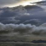 The skies were looking ominous over Everett on Tuesday evening. (Sue Misao / The Herald)