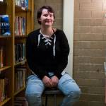 Jenna Jensen, 18, at Scriber Lake High School on Tuesday. Jensen hopes to go into set design after graduation. (Olivia Vanni / The Herald)