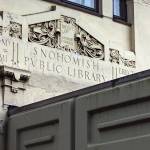 The 1968 addition at the Snohomish Carnegie library is close to being removed. (Kevin Clark / Herald file)