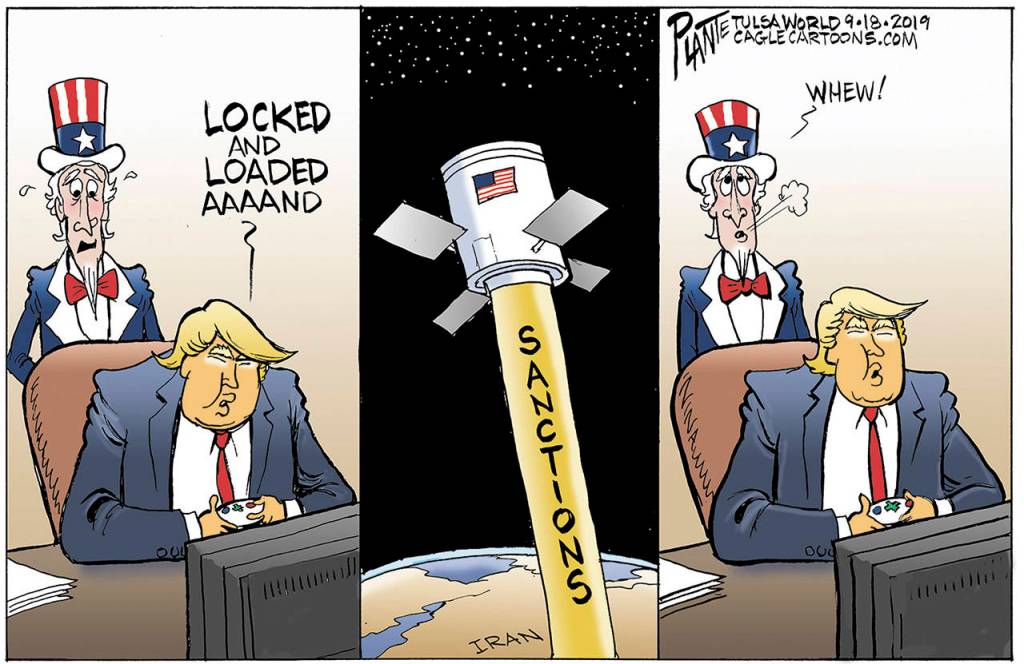 Editorial cartoons for Monday, Sept. 23