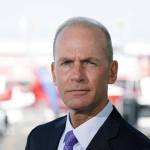 Boeing CEO Dennis Muilenburg is shown during a Bloomberg Television interview at the 53rd International Paris Air Show in Paris on June 17. (Jasper Juinen/Bloomberg)