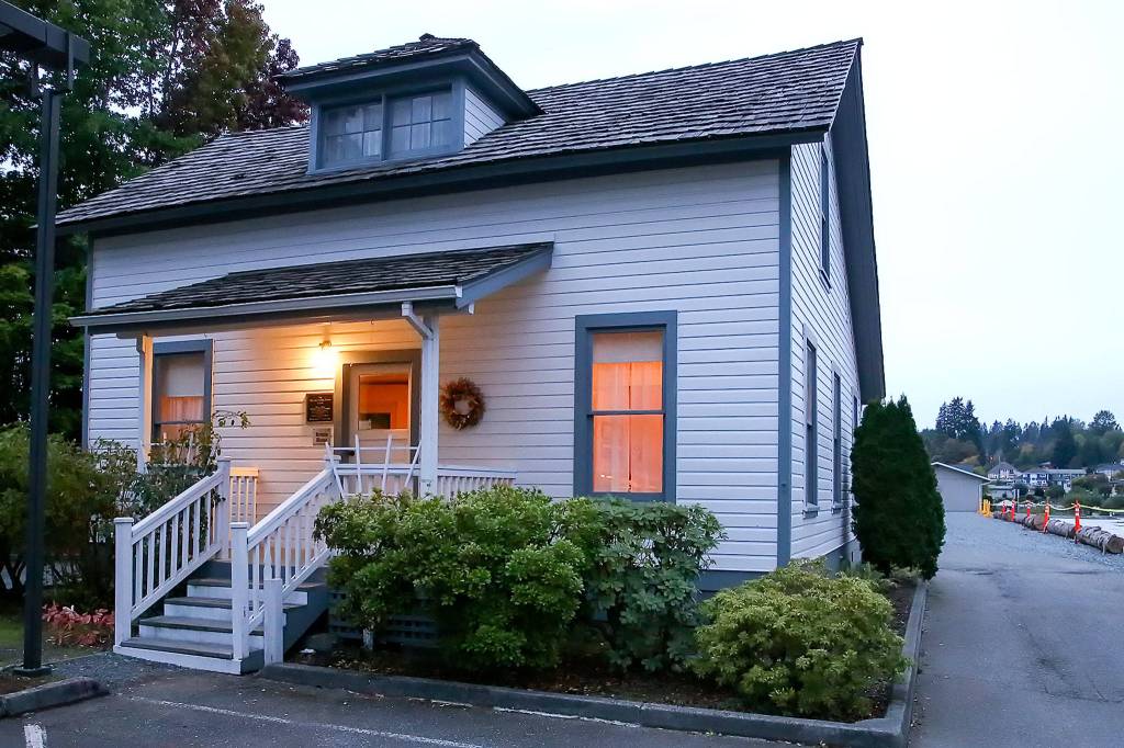 The Grimm House, built in 1903, was restored in the 1990s and 2000s. Its now open for tours two days a week. (Kevin Clark / The Herald)