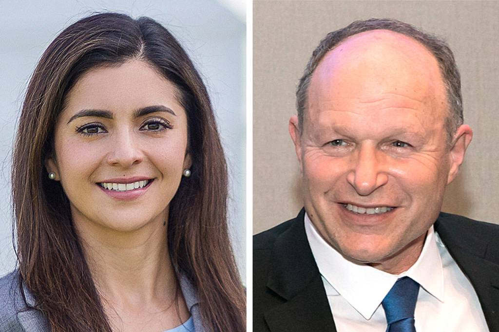 Elisabeth Crawford (left) and Peter Zieve