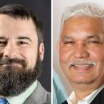 Christopher Maddux (left) and Riaz Khan