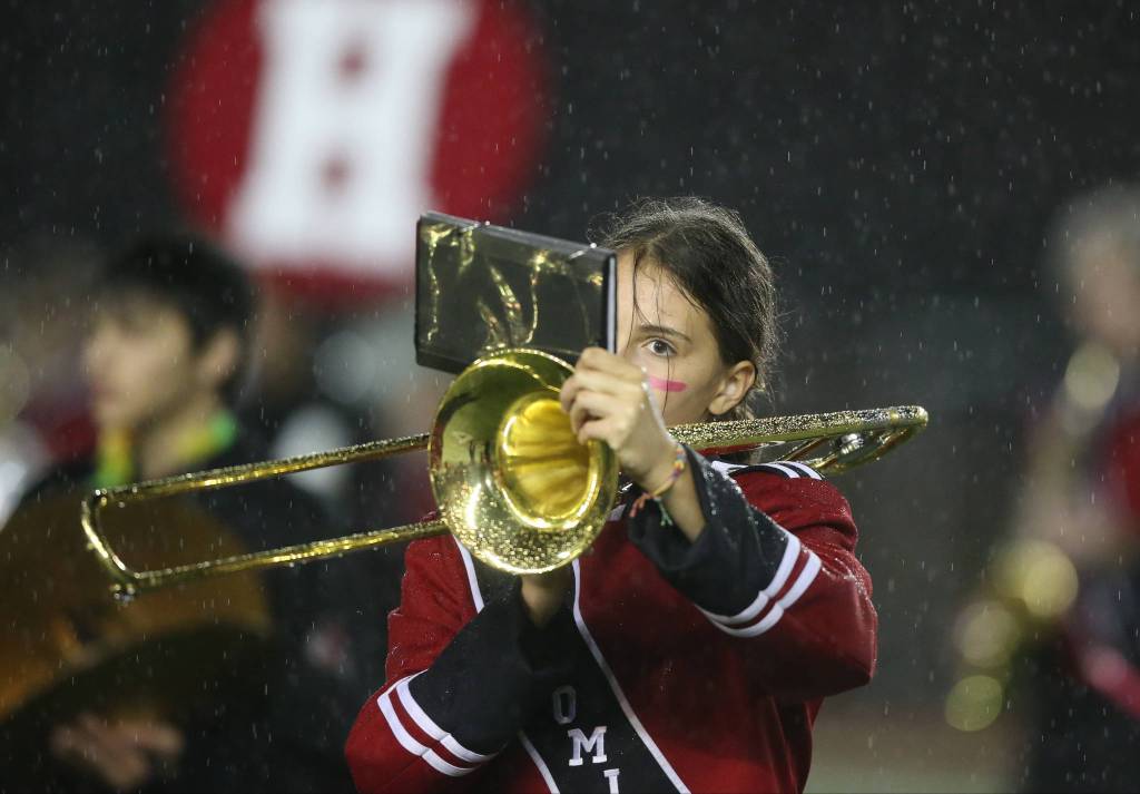 Shorecrest beat Snohomish 36-35 at Veterans Stadium at Snohomish High School on Friday, Oct. 4, 2019 in Snohomish, Wash. (Andy Bronson / The Herald)