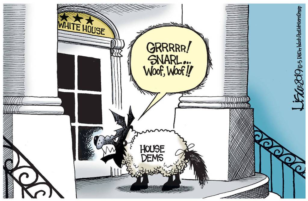 Editorial cartoons for Saturday, Oct. 5