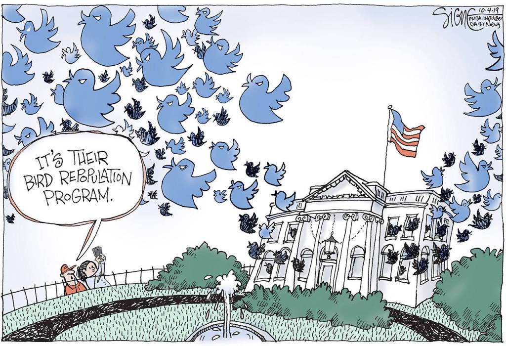 Editorial cartoons for Saturday, Oct. 5