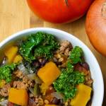 2 recipes join forces to make a hearty butternut squash soup