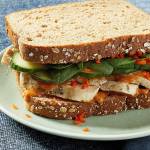 This chicken satay sandwich is for the peanut butter lovers out there. (Photo by Tom McCorkle for The Washington Post)