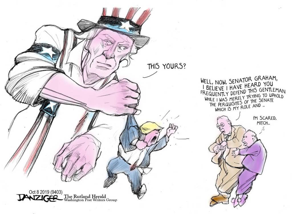 Editorial cartoons for Thursday, Oct. 10