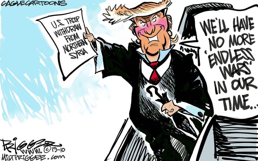 Editorial cartoons for Thursday, Oct. 10