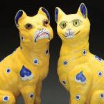 Little is known about Emile Galle’s seated faience of the 1800s