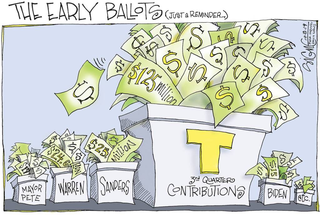 Editorial cartoons for Friday, Oct. 11