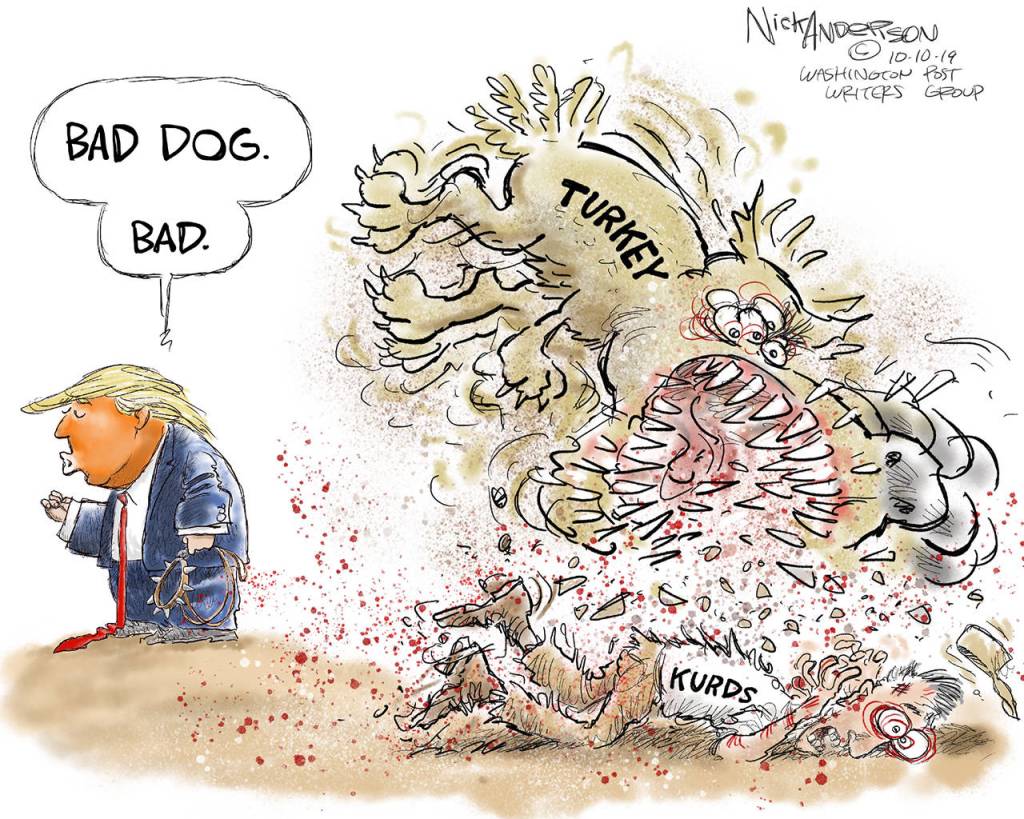 Editorial cartoons for Friday, Oct. 11