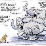 Editorial cartoons for Monday, Oct. 14