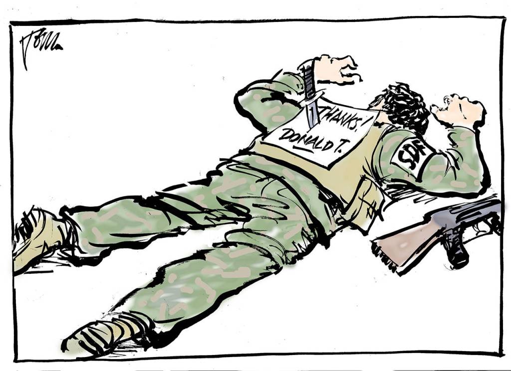 Editorial cartoons for Monday, Oct. 14