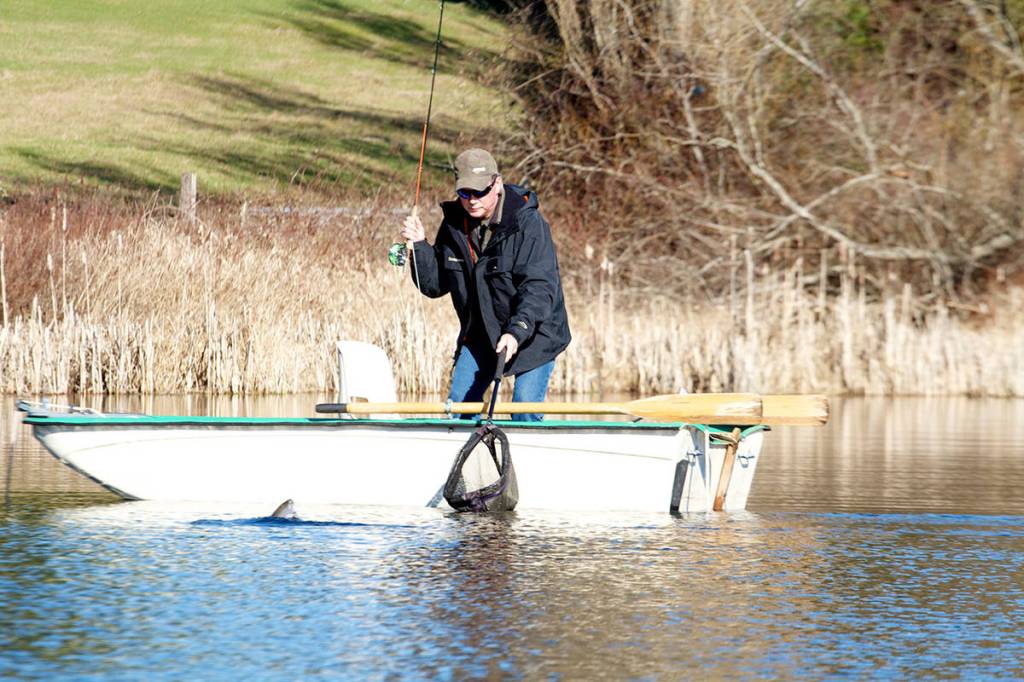 Lone Lake is a selective regulation fishery that often produces some bigger fish. (Mike Benbow photo)