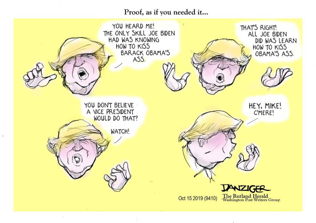 Editorial cartoons for Wednesday, Oct. 16