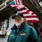 Jim Corcoran at his home near Mill Creek on Friday. Hes donated the land to Snohomish County, to be preserved as a park. (Olivia Vanni / The Herald)