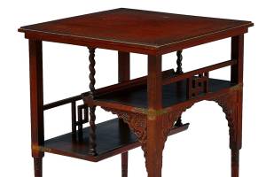 Anglo-Japanese style table not a favorite among cabinetmakers